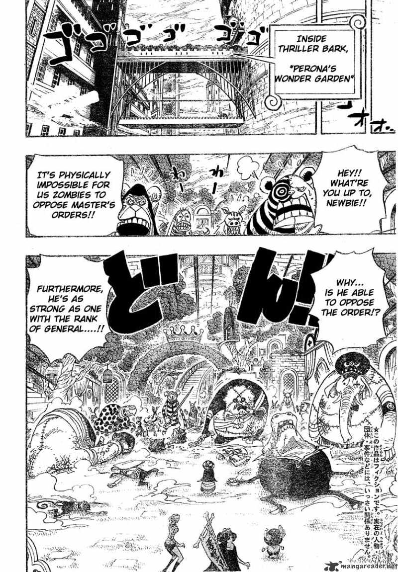 One Piece - Chapter 453 : Cloudy With A Small Chance Of Bone