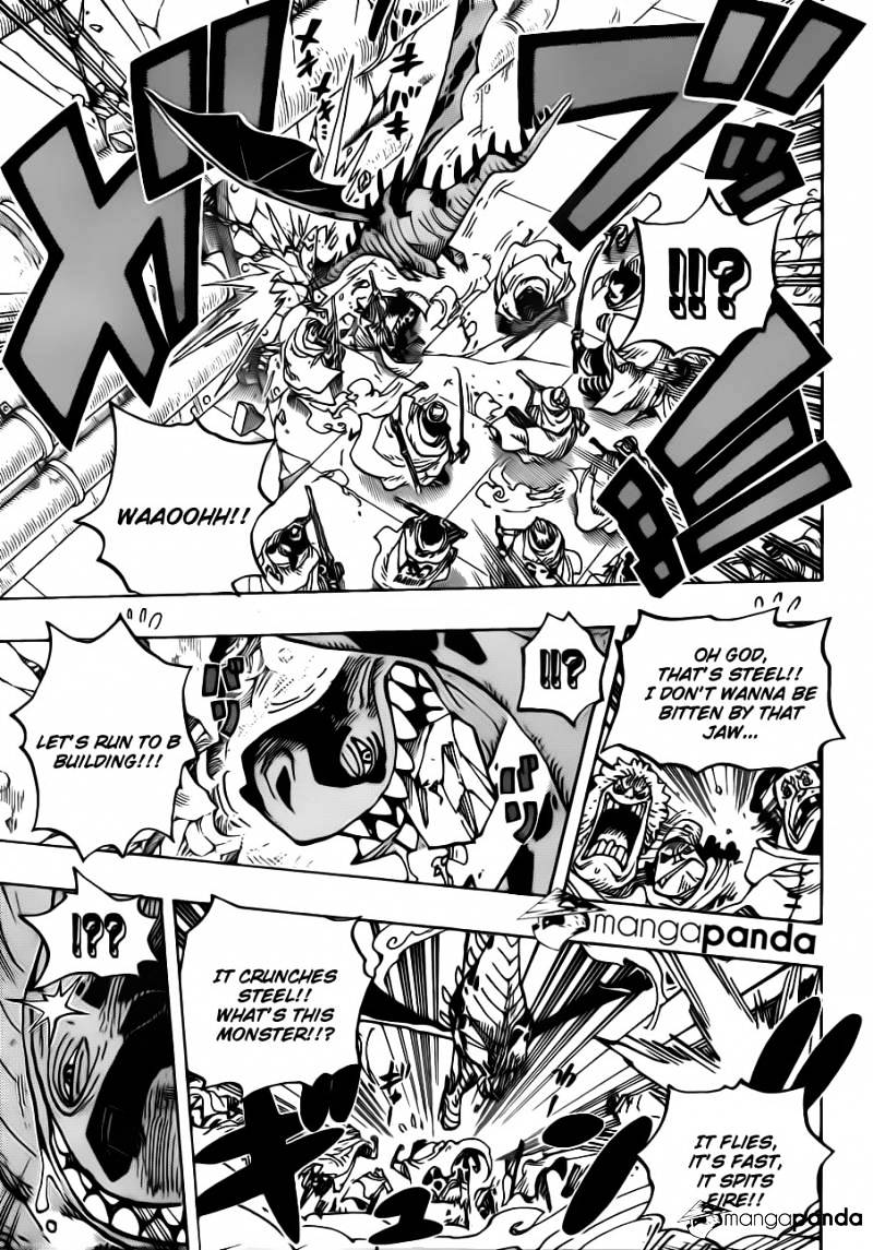 One Piece - Chapter 680 : Captain Of The Marine S G-5, Kichiku No Vergo