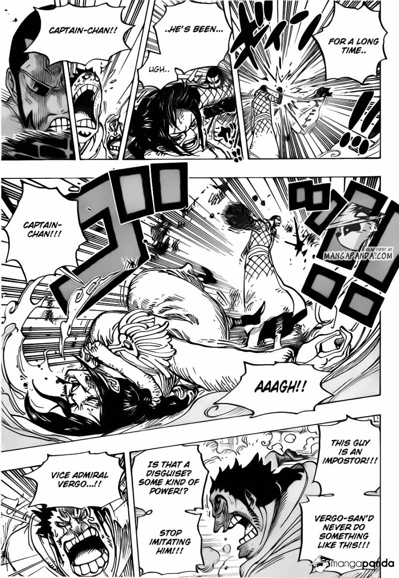 One Piece - Chapter 680 : Captain Of The Marine S G-5, Kichiku No Vergo