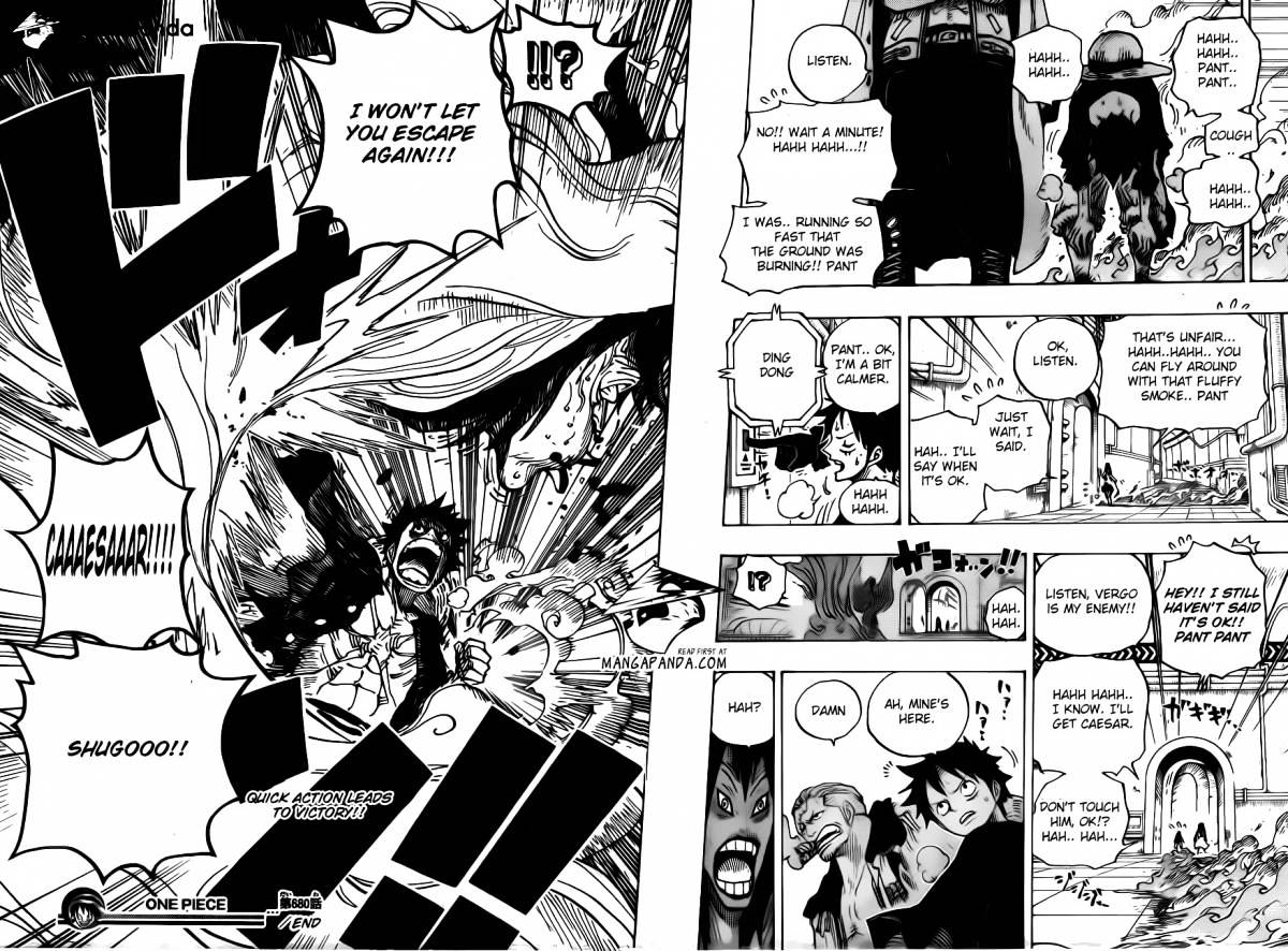 One Piece - Chapter 680 : Captain Of The Marine S G-5, Kichiku No Vergo