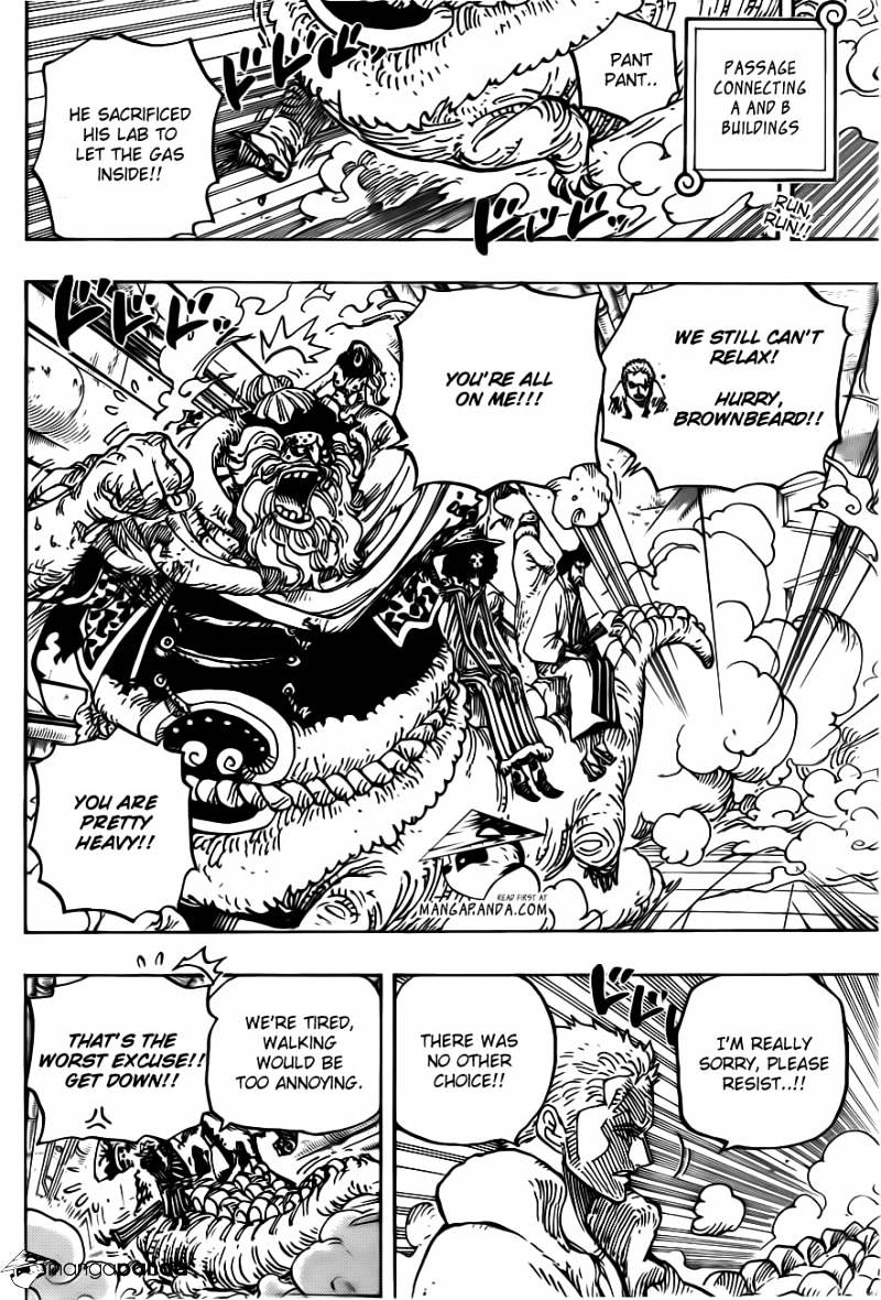 One Piece - Chapter 680 : Captain Of The Marine S G-5, Kichiku No Vergo