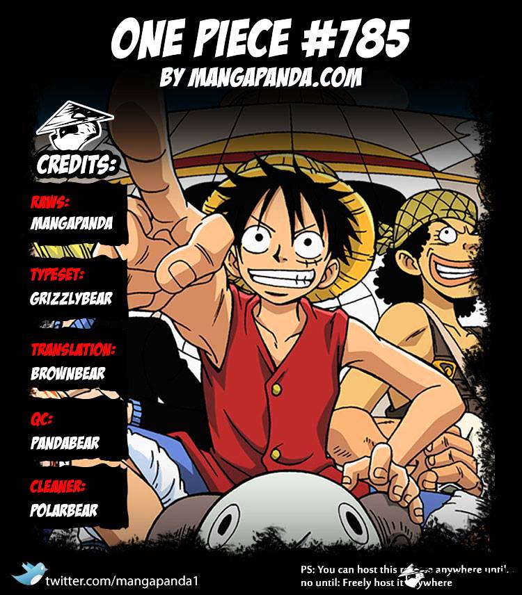 One Piece - Chapter 785 : Even If My Legs Were Broken...