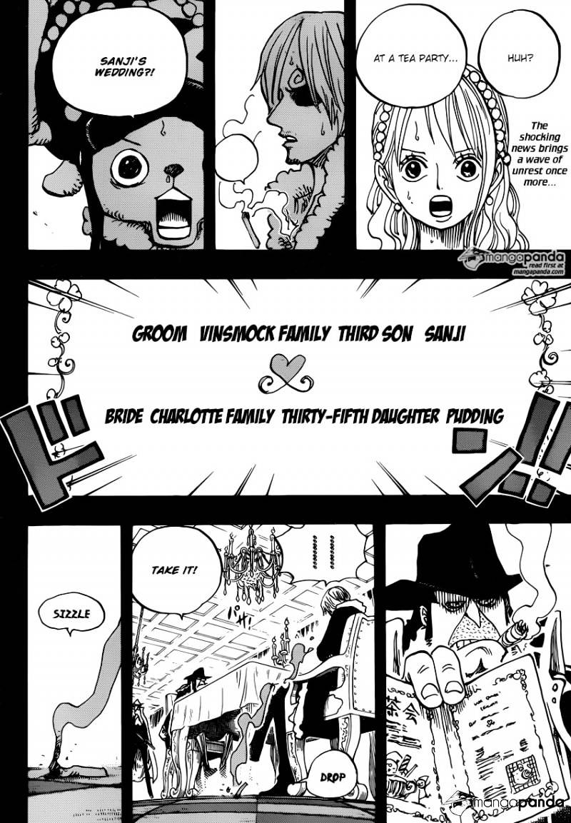 One Piece - Chapter 813 : An Invitation To The Tea Party