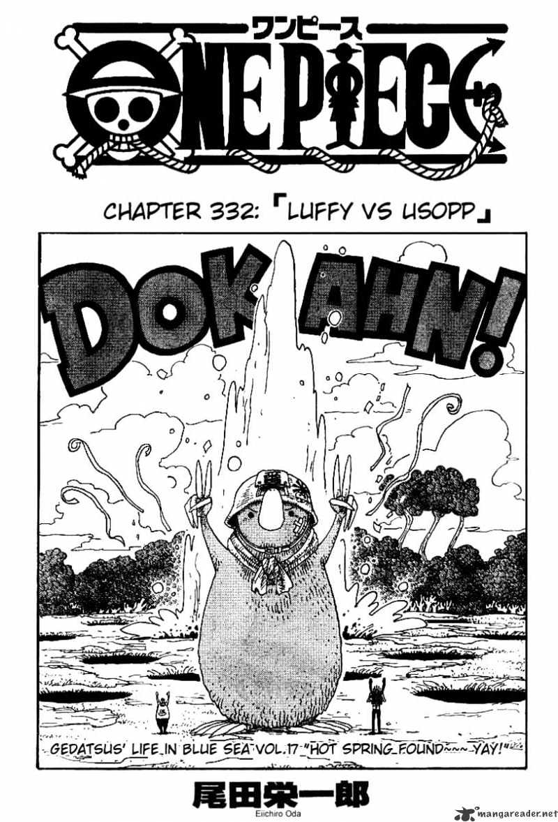 One Piece - Chapter 332 : Luffy Vs Usopp