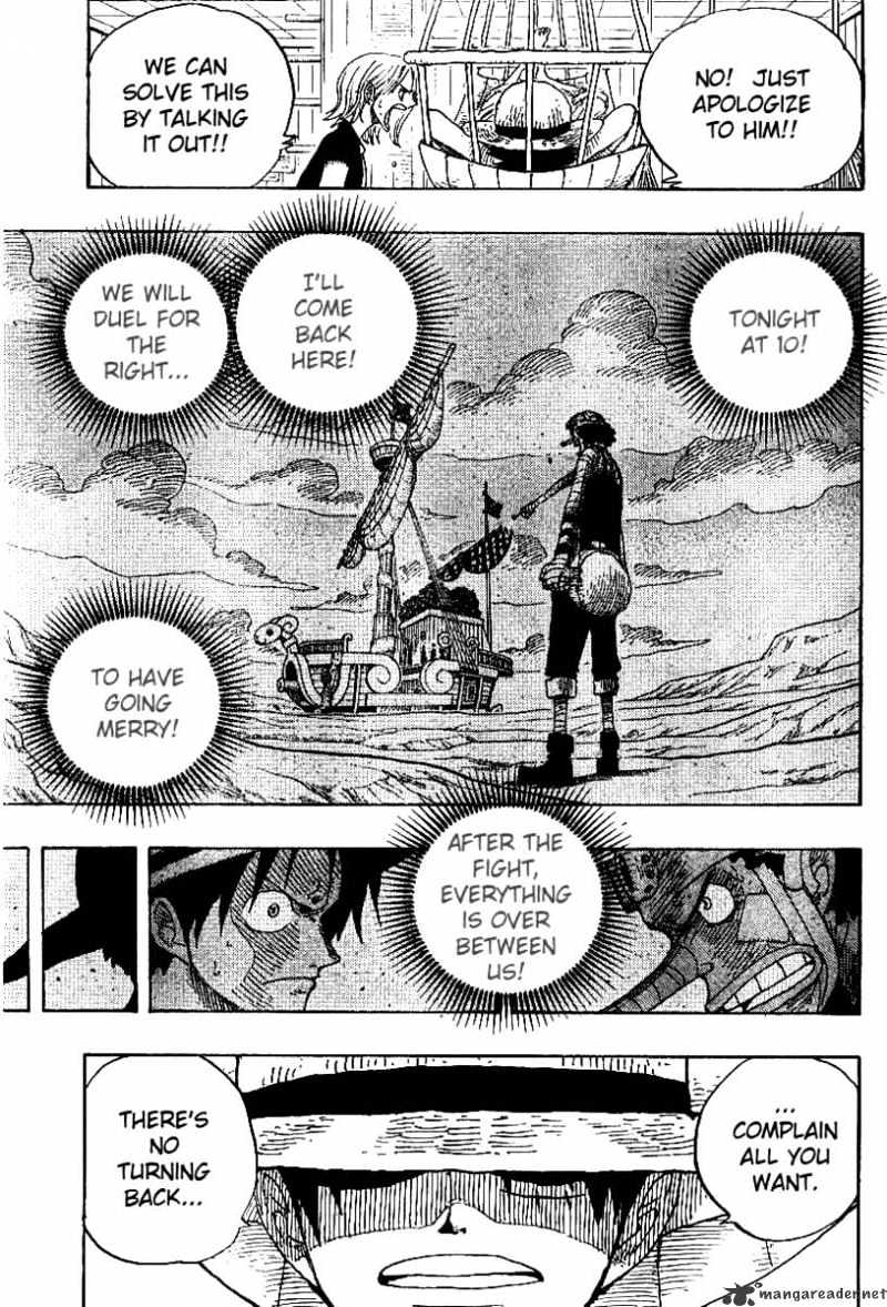 One Piece - Chapter 332 : Luffy Vs Usopp