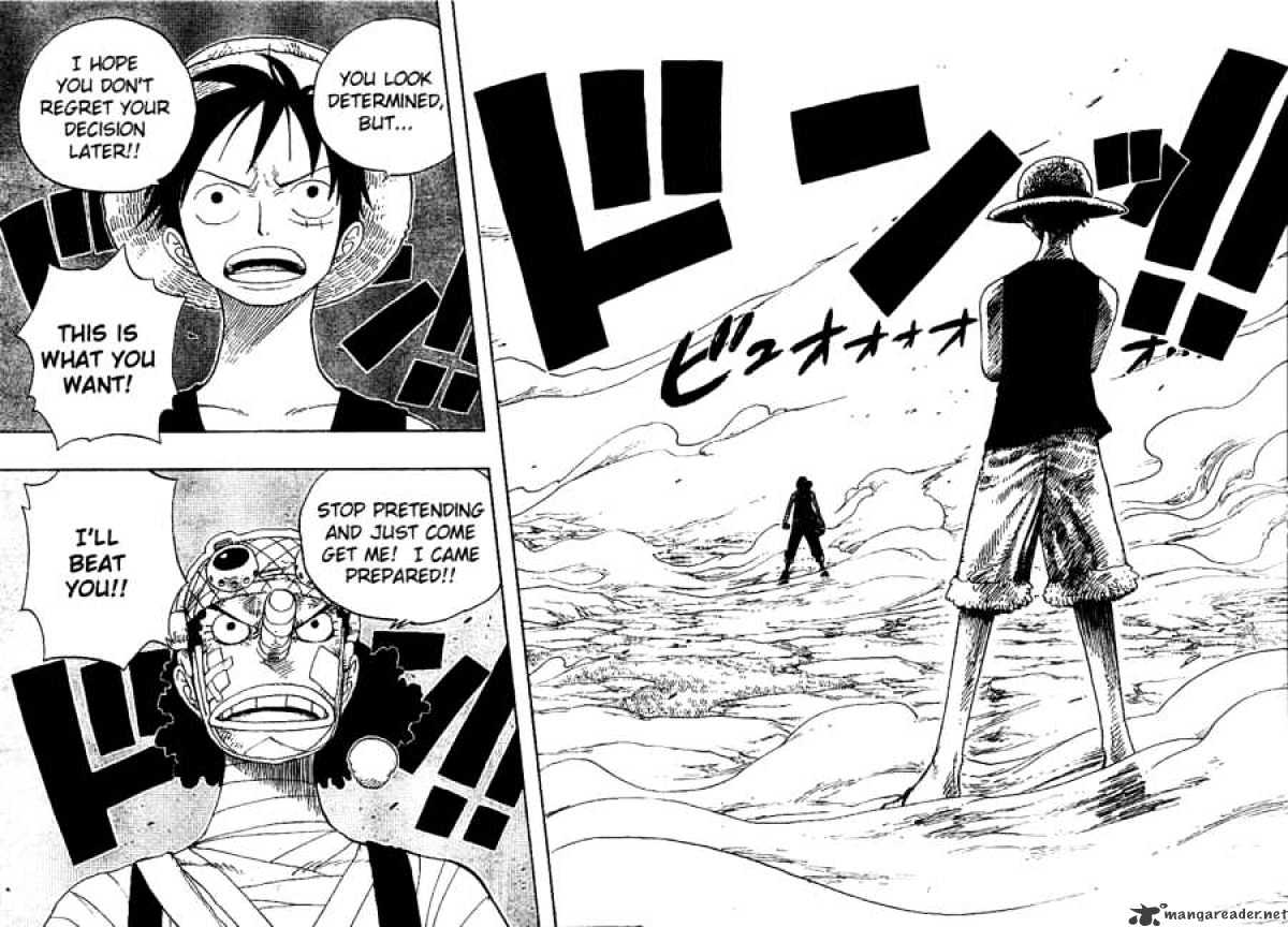 One Piece - Chapter 332 : Luffy Vs Usopp