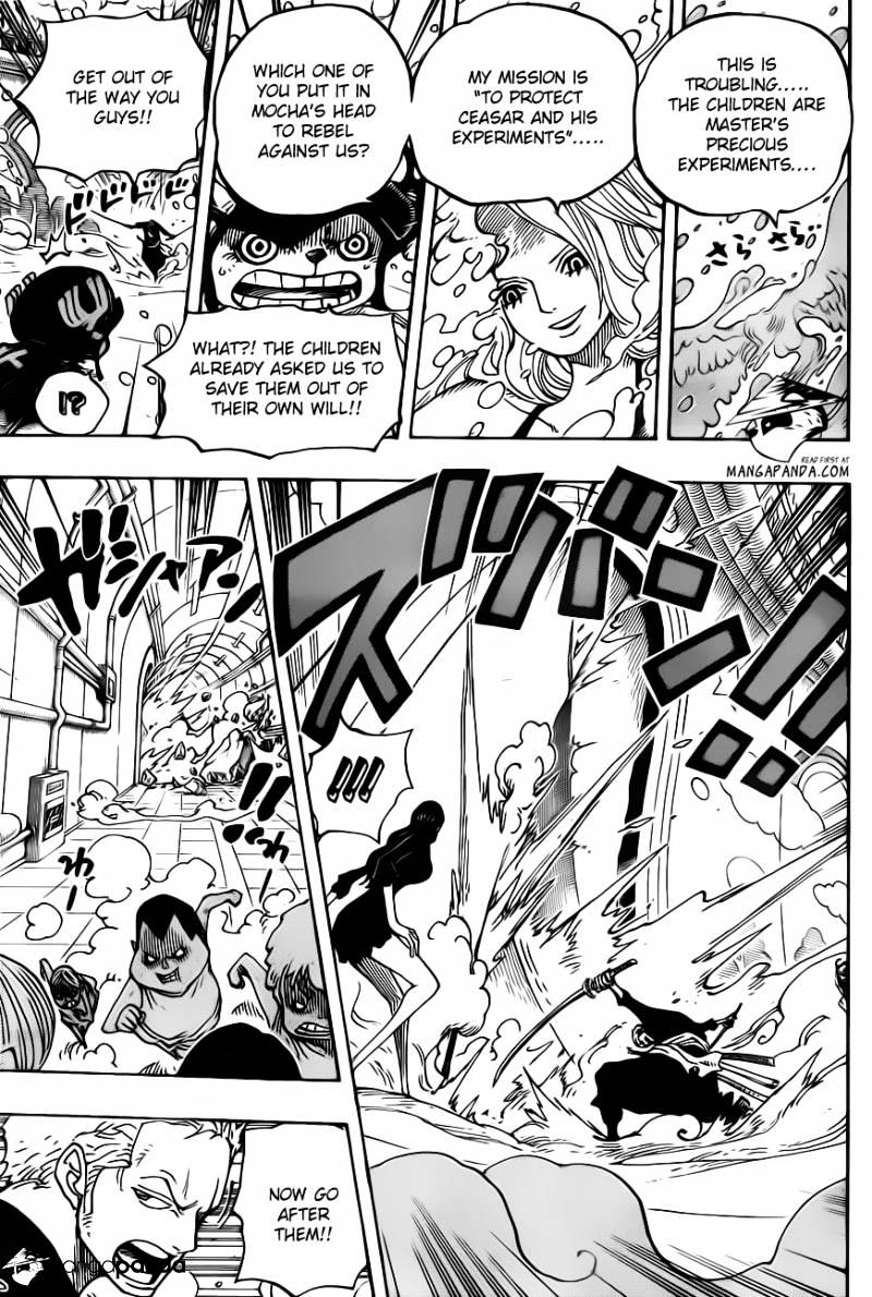 One Piece - Chapter 686 : Biscuit Room’s Snow Woman.