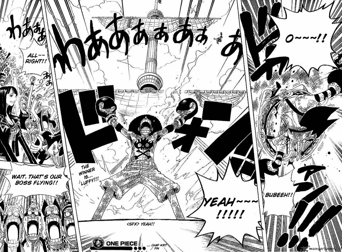 One Piece - Chapter 317 : K.o.