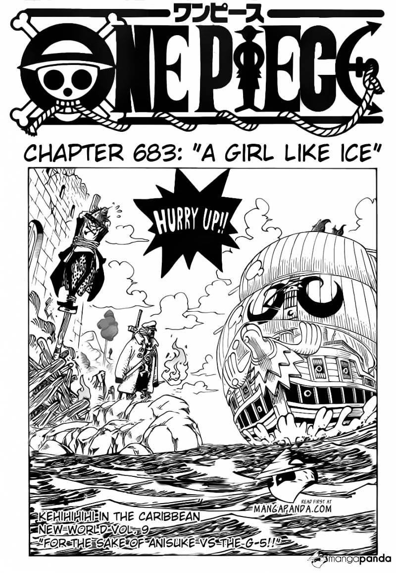 One Piece - Chapter 683 : A Girl Like Ice