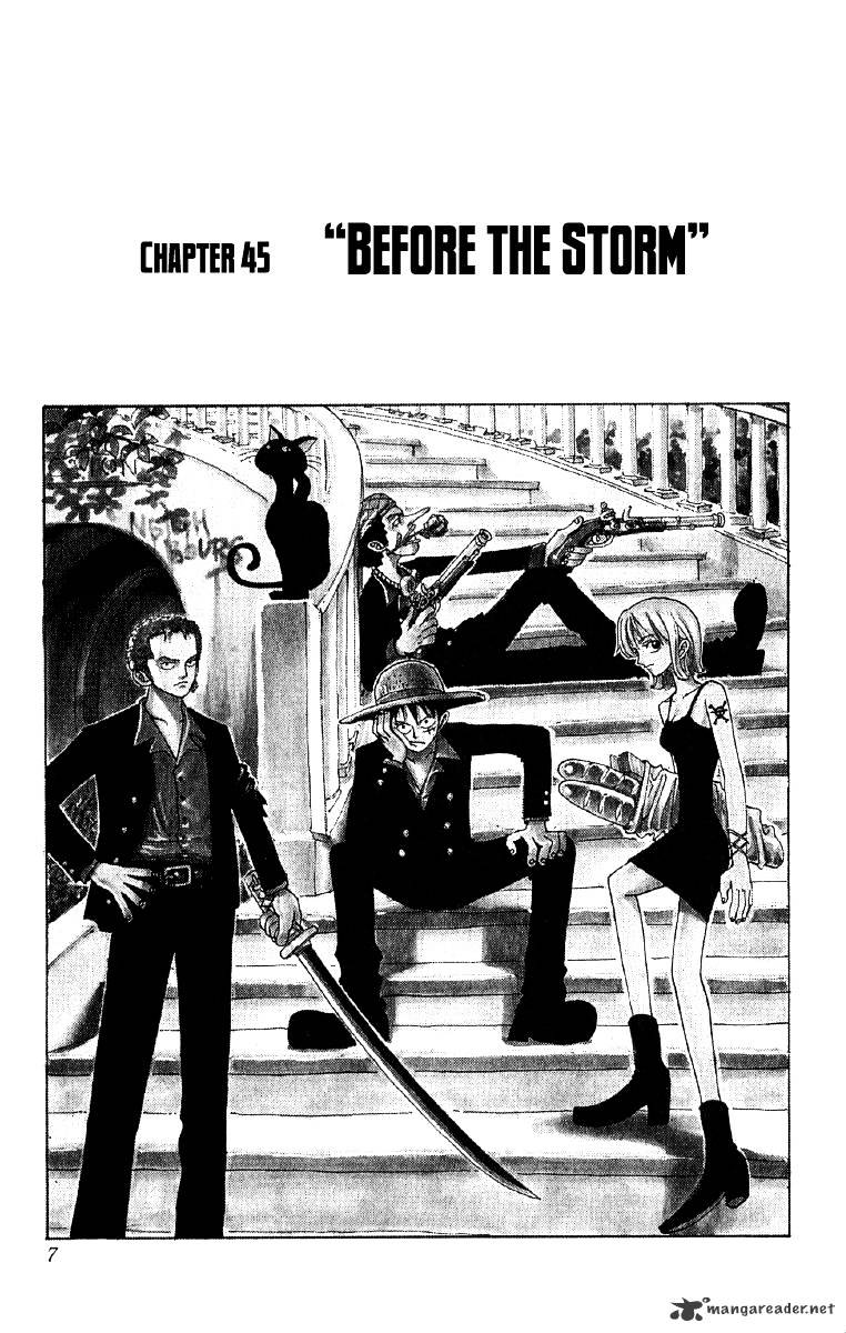 One Piece - Chapter 45 : Before The Storm