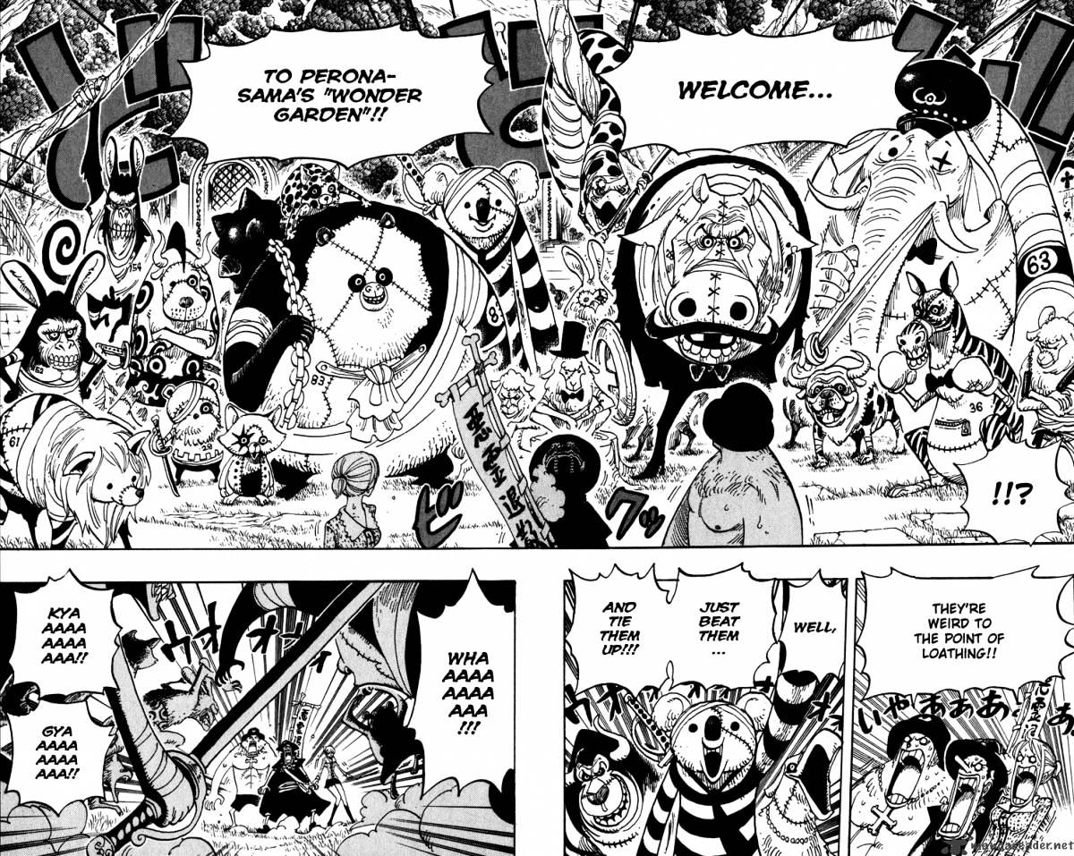 One Piece - Chapter 451 : Perona S Wonder Garden