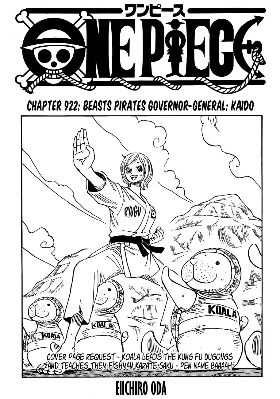 One Piece - Chapter 922