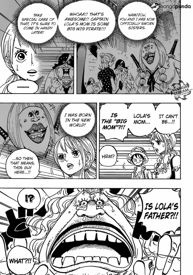 One Piece - Chapter 836 : The Vivre Card Lola Gave