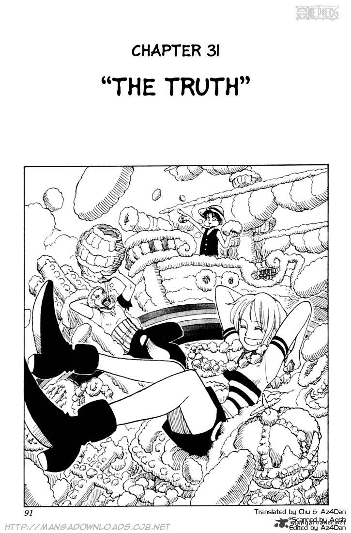 One Piece - Chapter 31 : The Truth