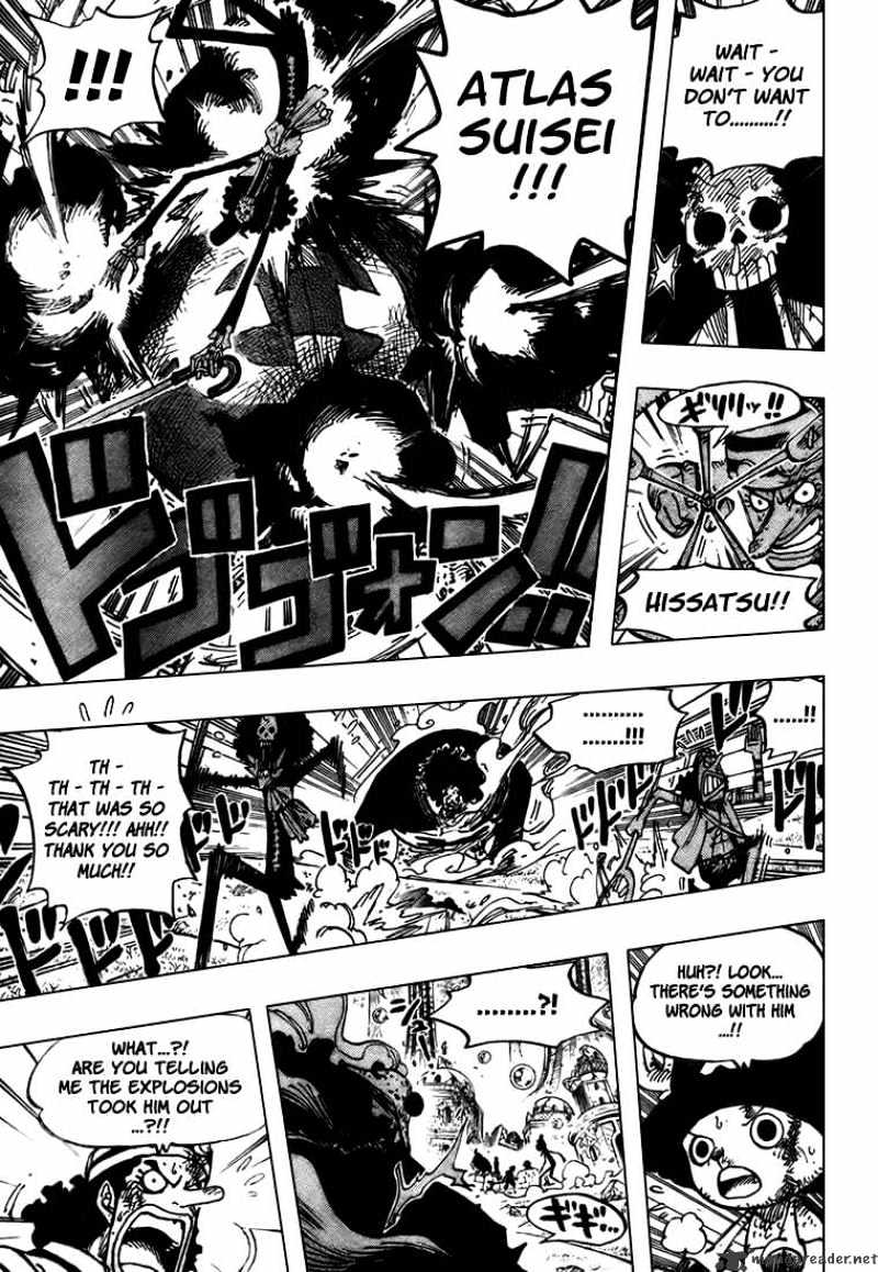 One Piece - Chapter 510 : Straw Hat Pirates Vs Combat Weapon