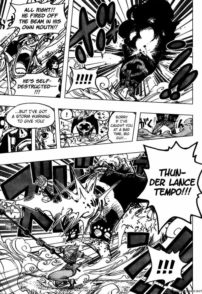 One Piece - Chapter 510 : Straw Hat Pirates Vs Combat Weapon