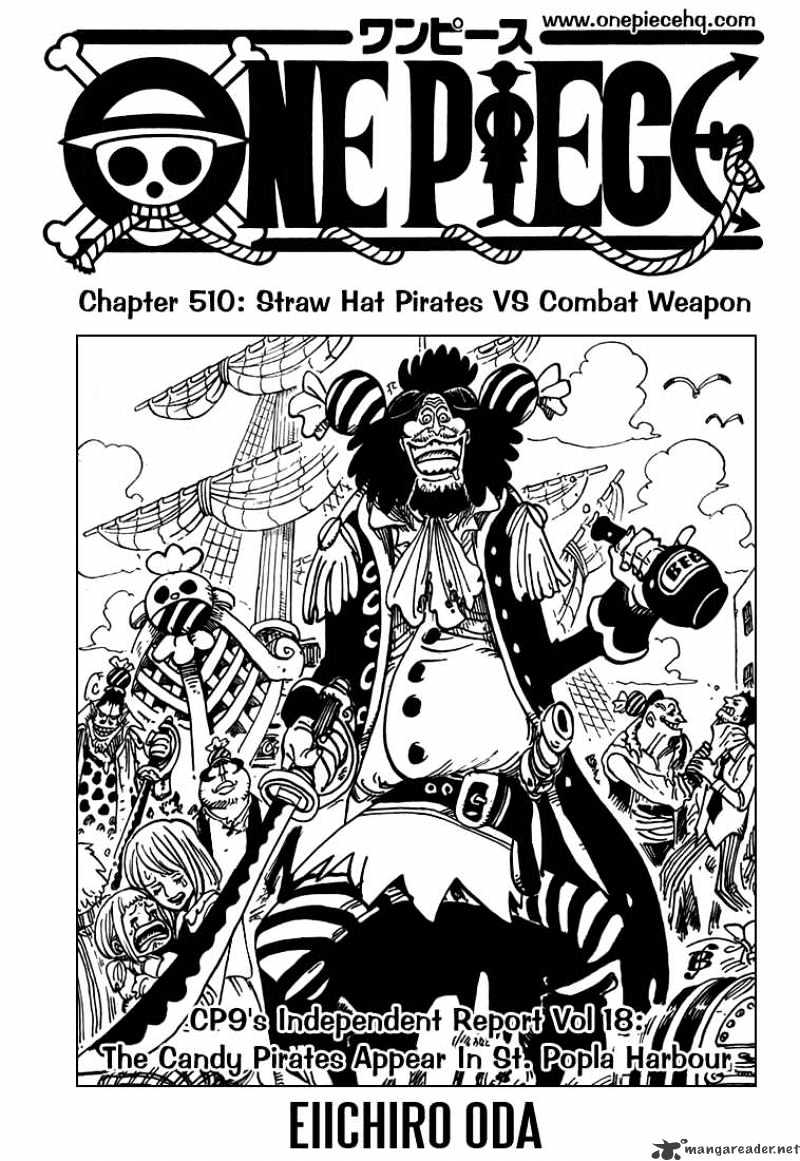 One Piece - Chapter 510 : Straw Hat Pirates Vs Combat Weapon