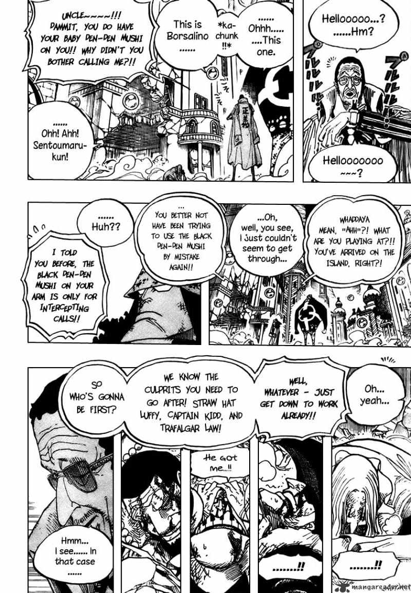 One Piece - Chapter 510 : Straw Hat Pirates Vs Combat Weapon