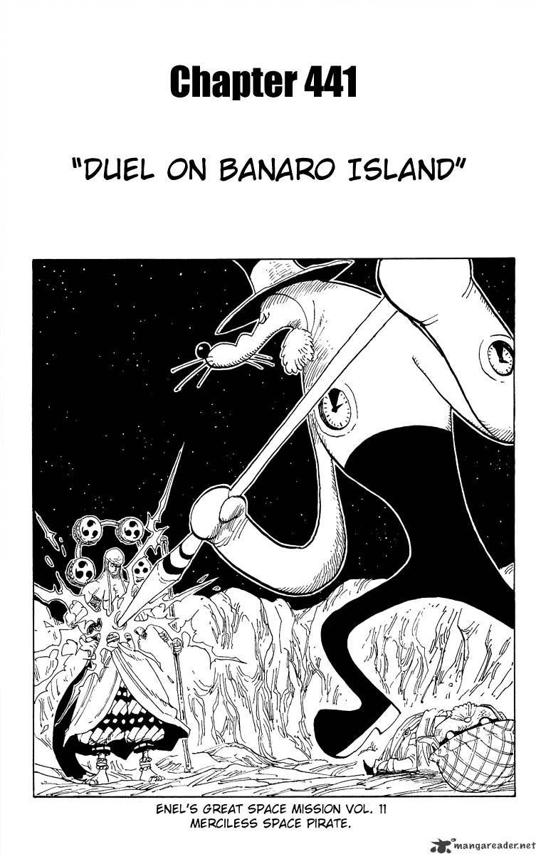 One Piece - Chapter 441 : Duel On Banaro Island