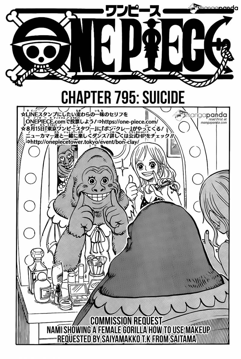 One Piece - Chapter 795 : Suicide