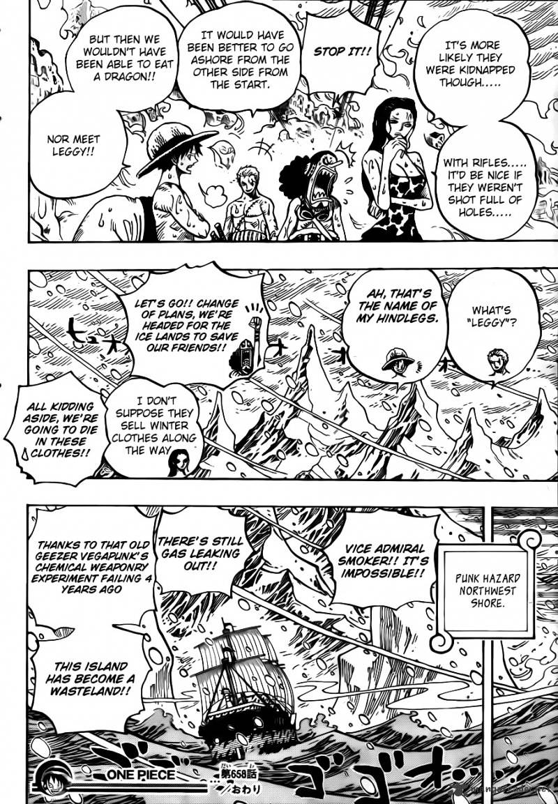 One Piece - Chapter 658 : Biscuits Room