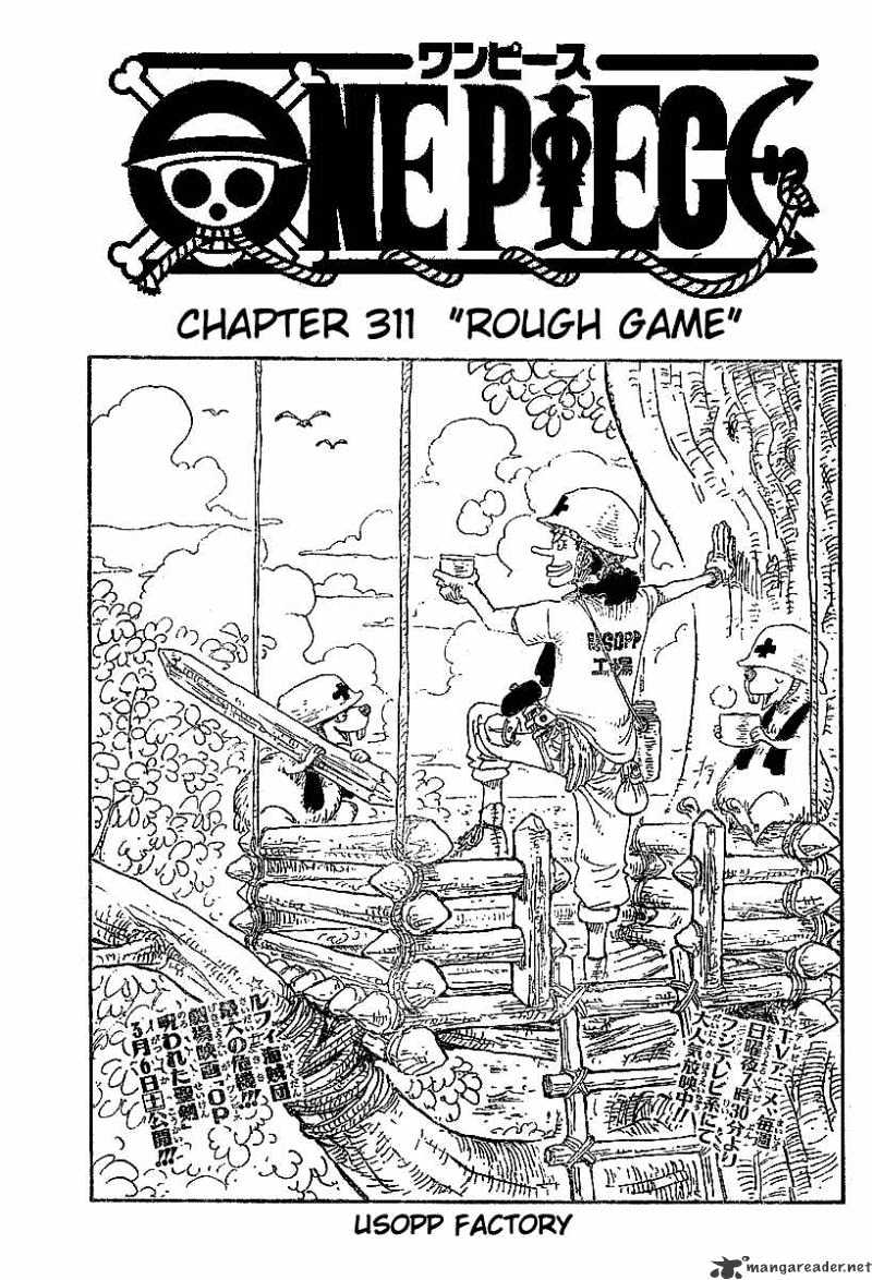 One Piece - Chapter 311 : Rough Game