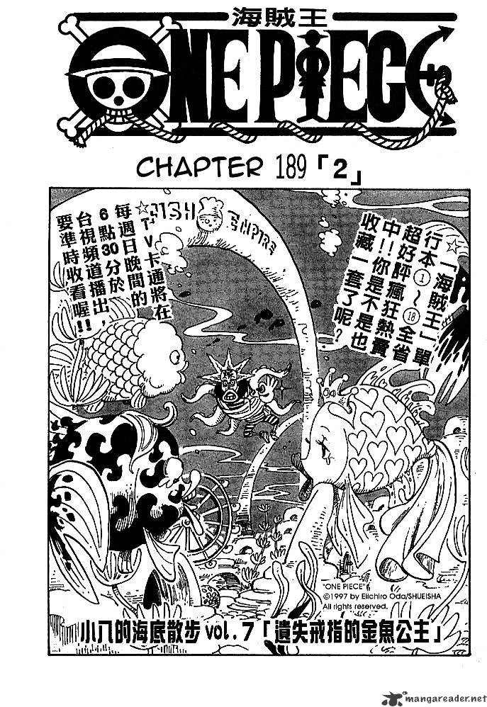 One Piece - Chapter 189 : 2