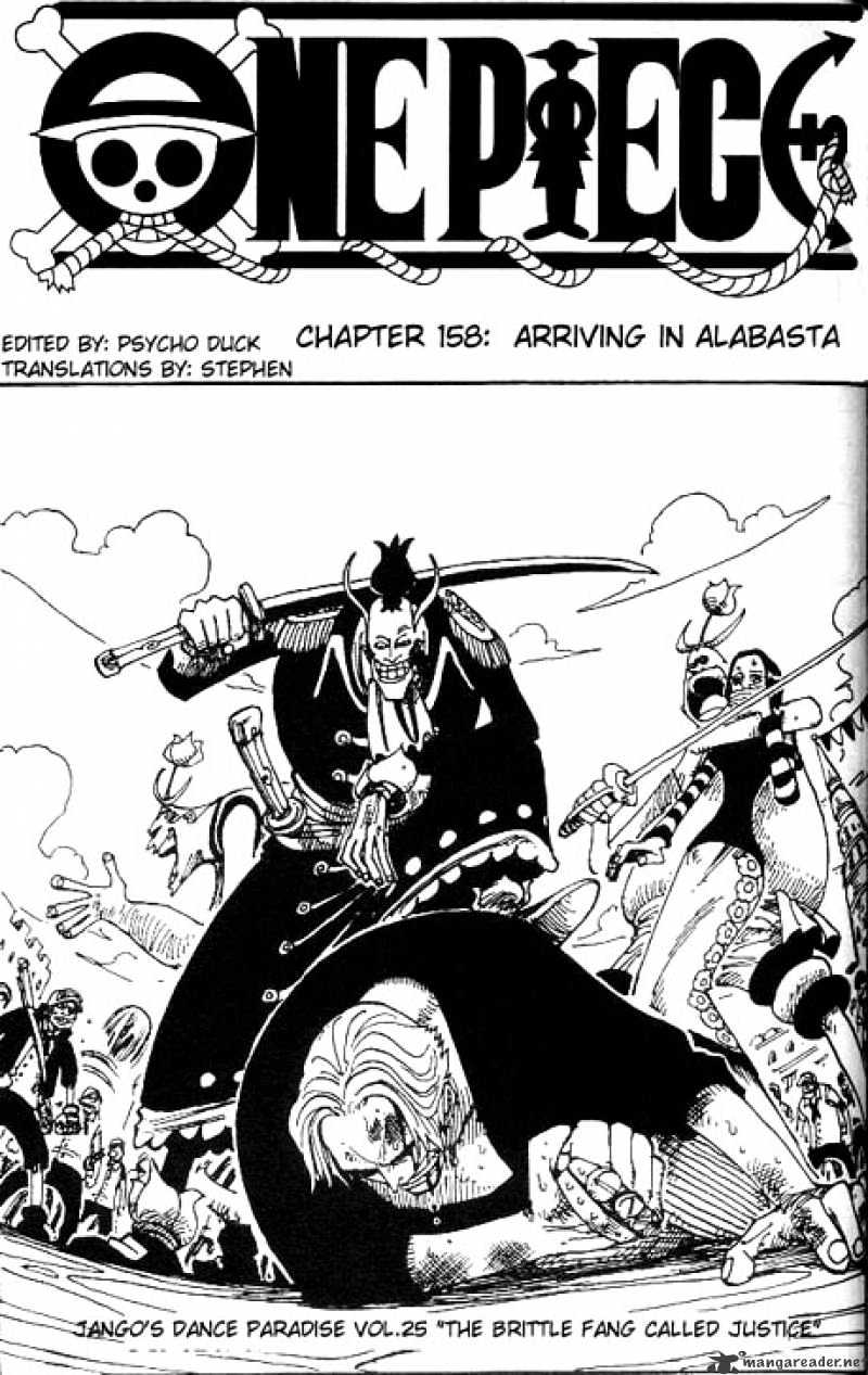 One Piece - Chapter 158 : Arriving In Alabasta