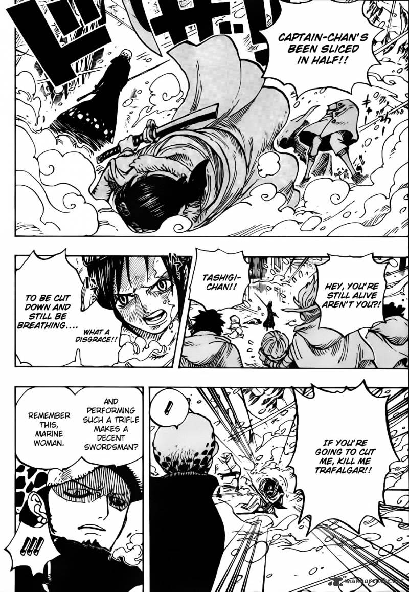 One Piece - Chapter 662 : Shichibukai Law Vs Vice Admiral Smoker