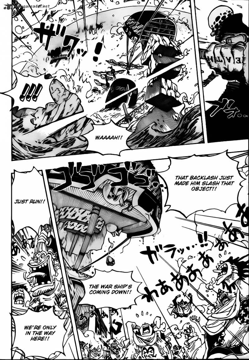 One Piece - Chapter 662 : Shichibukai Law Vs Vice Admiral Smoker