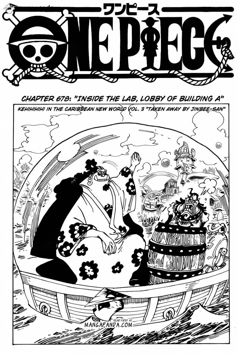 One Piece - Chapter 678 : Inside The Lab, Lobby Of Building A