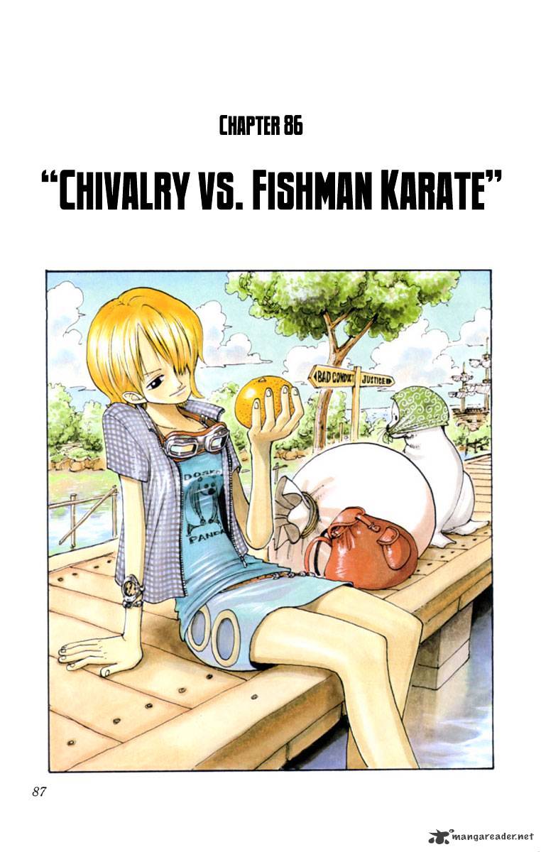 One Piece - Chapter 86 : Fighter And Karate Merman