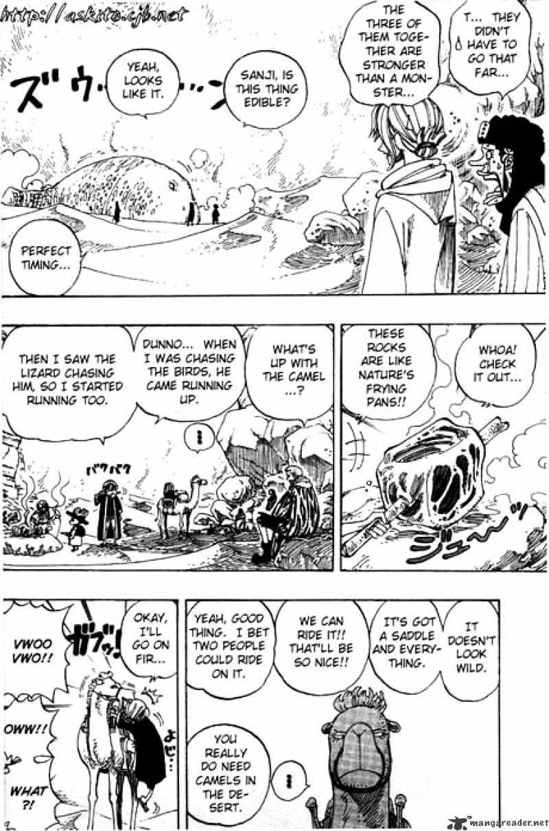 One Piece - Chapter 162 : Adventure In The Kingdom Of Sand