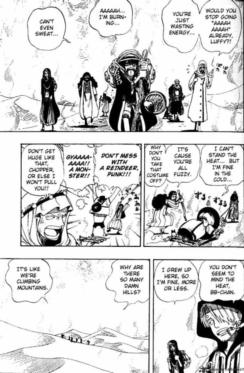 One Piece - Chapter 162 : Adventure In The Kingdom Of Sand