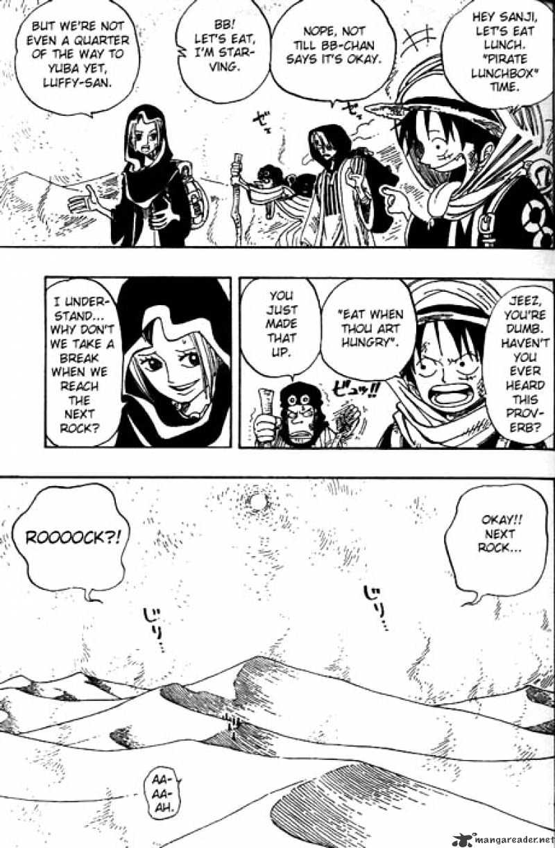 One Piece - Chapter 162 : Adventure In The Kingdom Of Sand