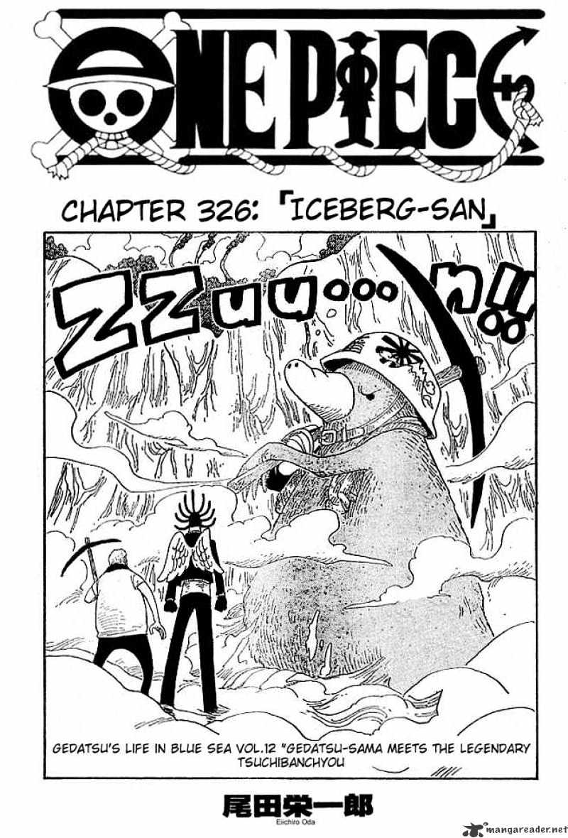 One Piece - Chapter 326 : Iceberg-San