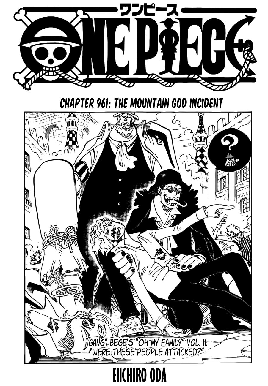 One Piece - Chapter 961: The Mountain God Incident