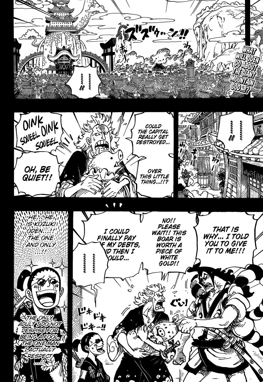 One Piece - Chapter 961: The Mountain God Incident