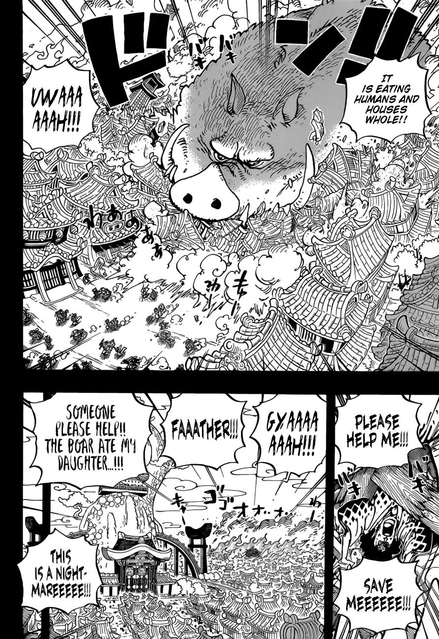 One Piece - Chapter 961: The Mountain God Incident