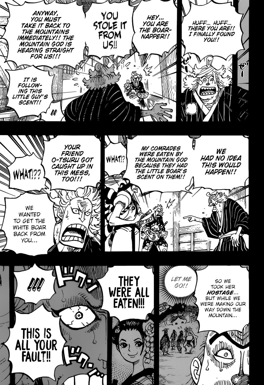 One Piece - Chapter 961: The Mountain God Incident