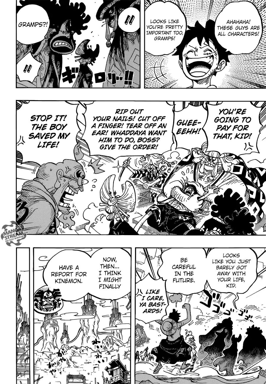 One Piece - Chapter 952: Hiyori And Kawamatsu