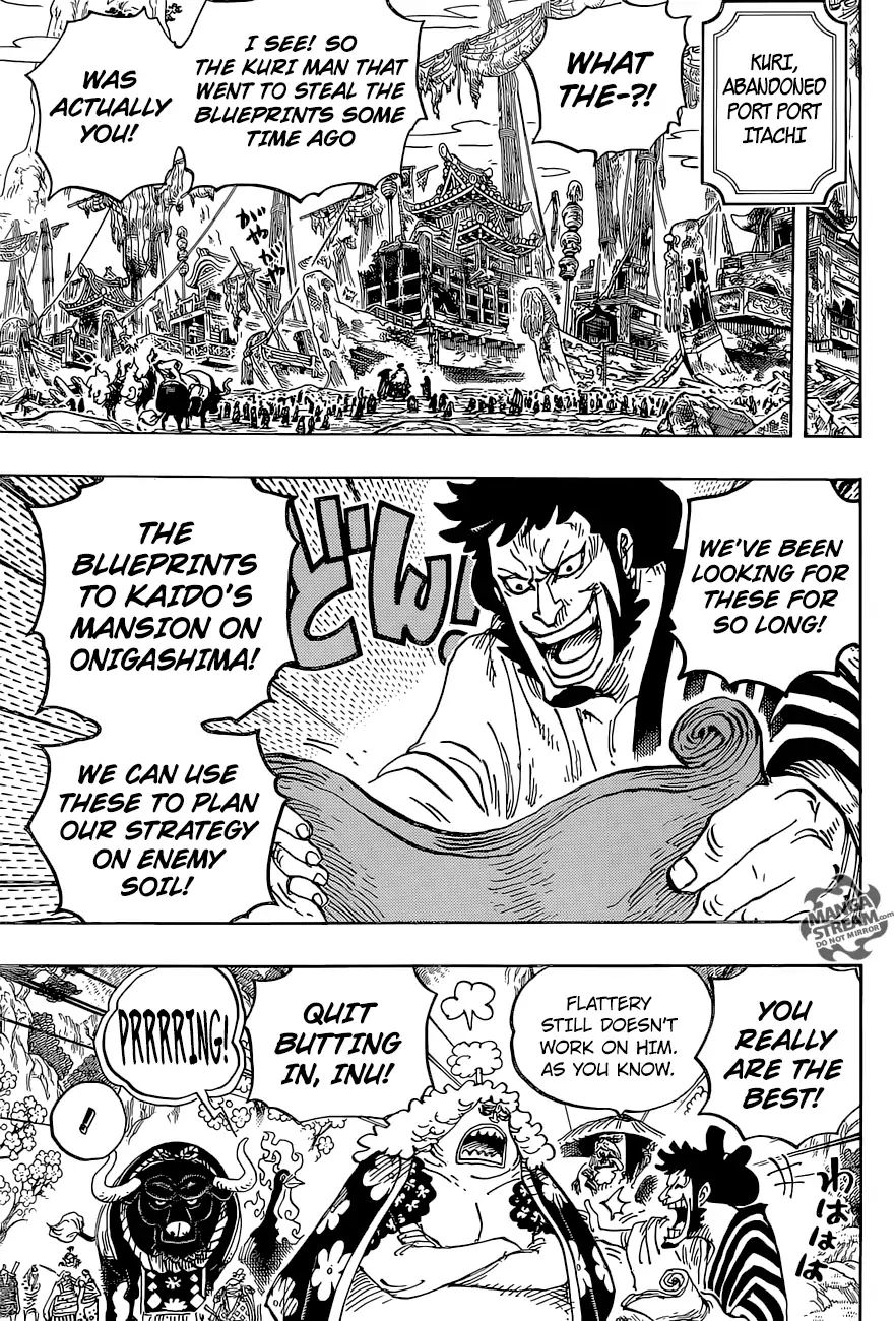 One Piece - Chapter 952: Hiyori And Kawamatsu