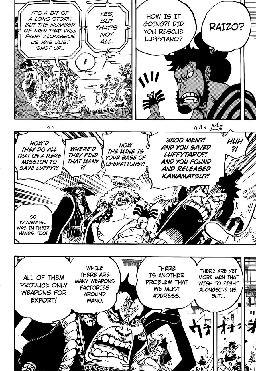 One Piece - Chapter 952: Hiyori And Kawamatsu