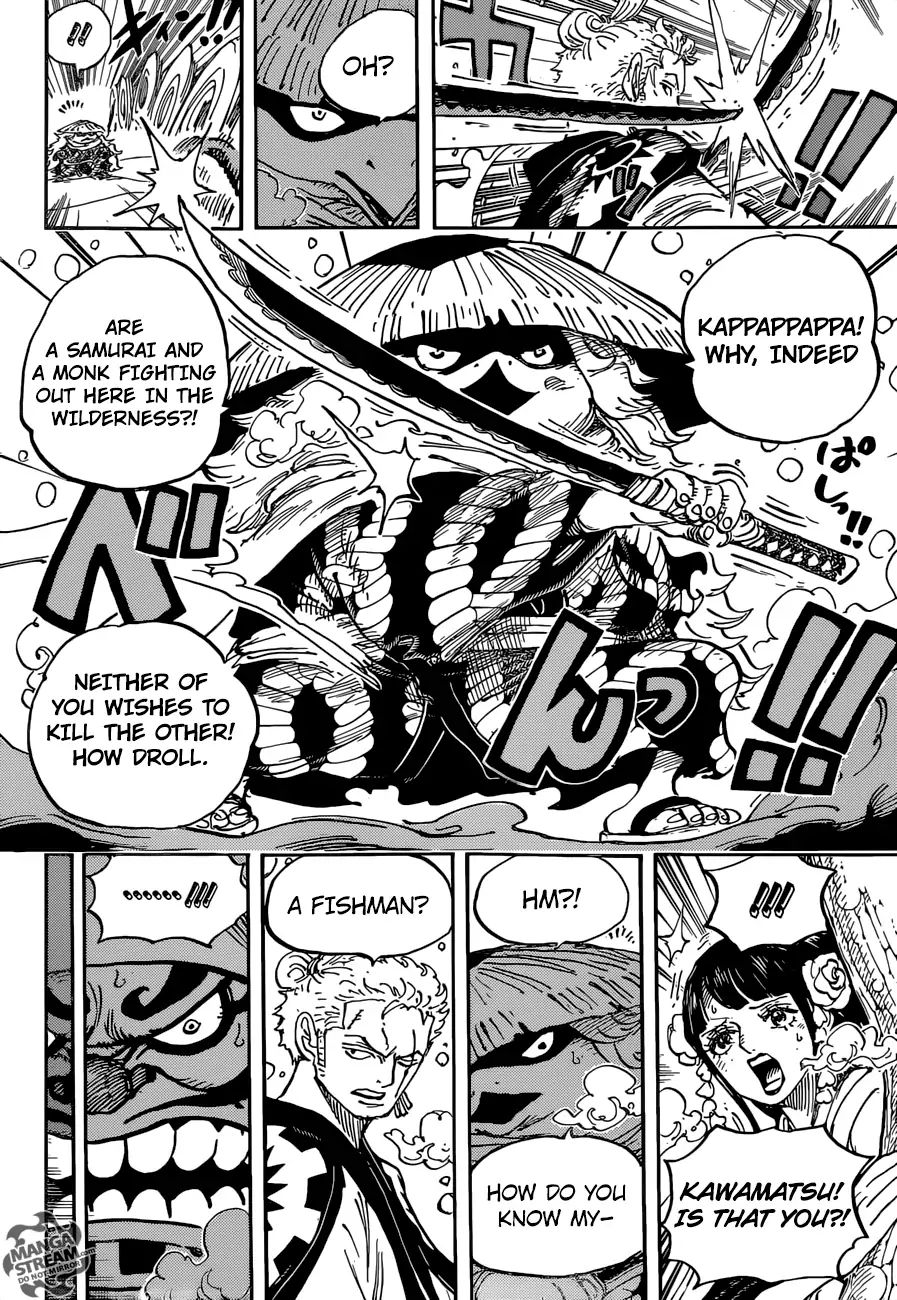 One Piece - Chapter 952: Hiyori And Kawamatsu