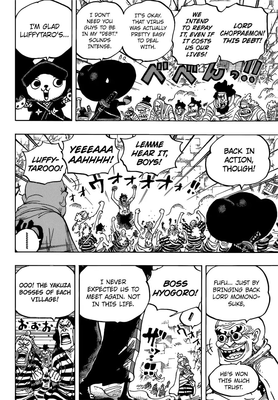 One Piece - Chapter 952: Hiyori And Kawamatsu