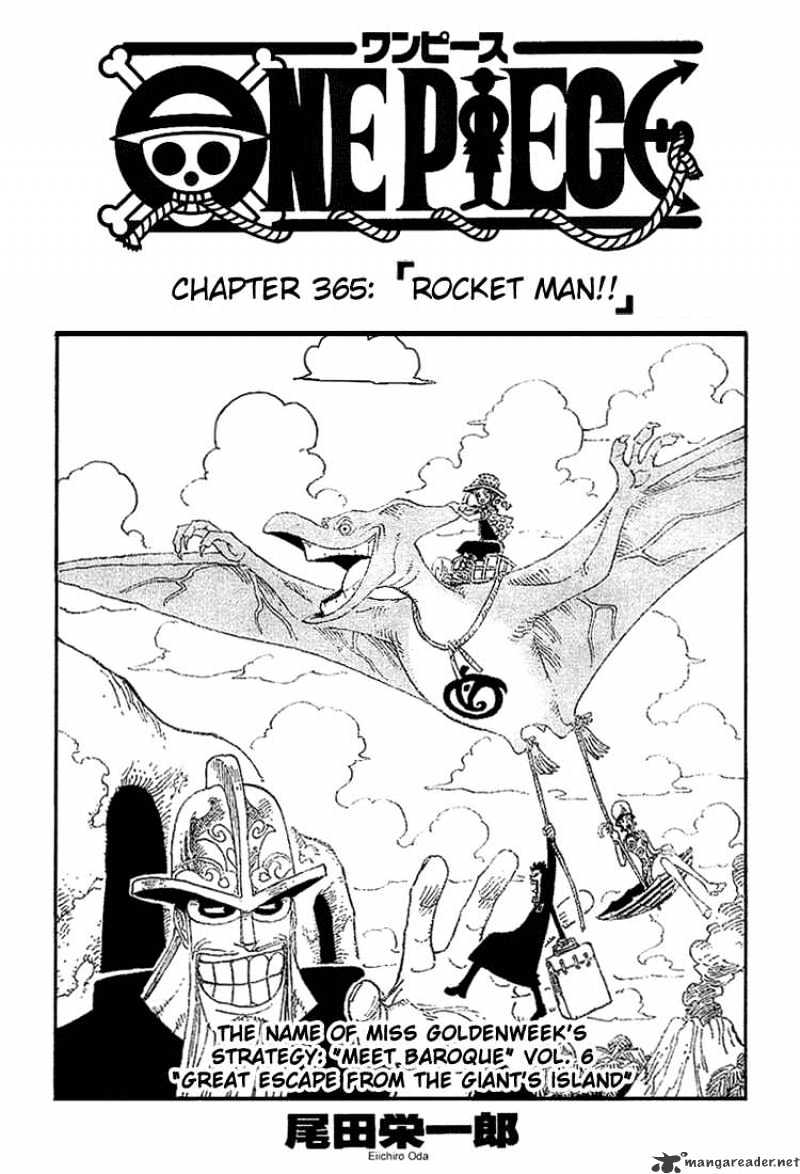 One Piece - Chapter 365 : Rocket Man!!