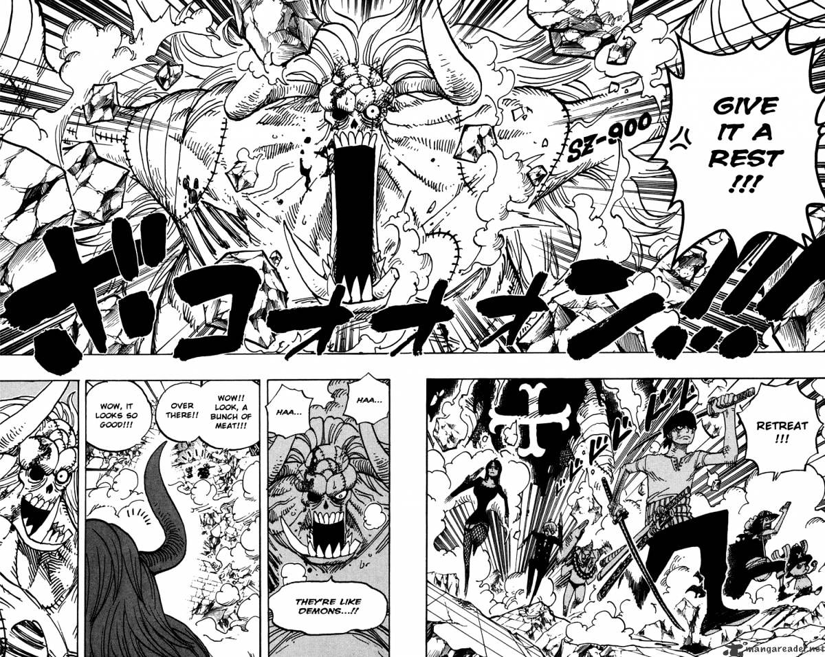 One Piece - Chapter 473 : Royal Shichibukai Bartholemew Kuma Appears