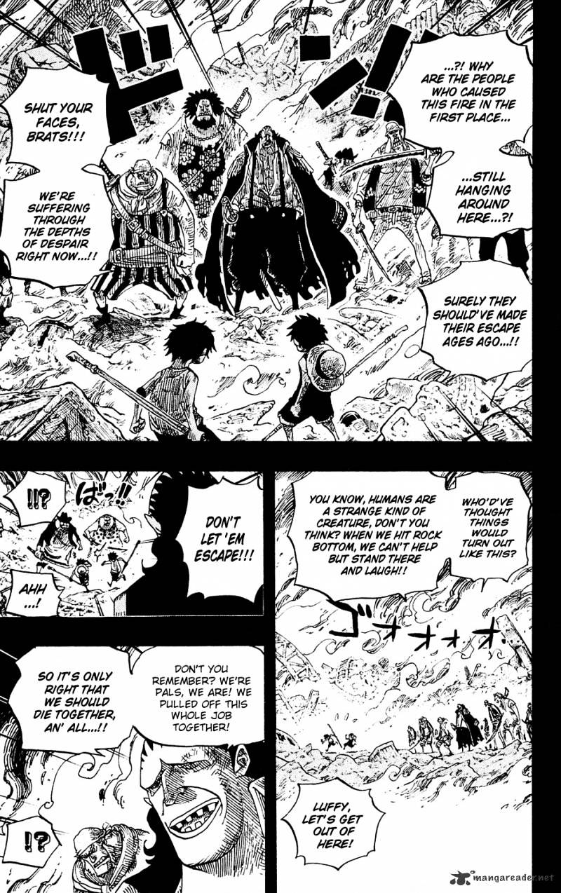 One Piece - Chapter 587 : I Will Not Run