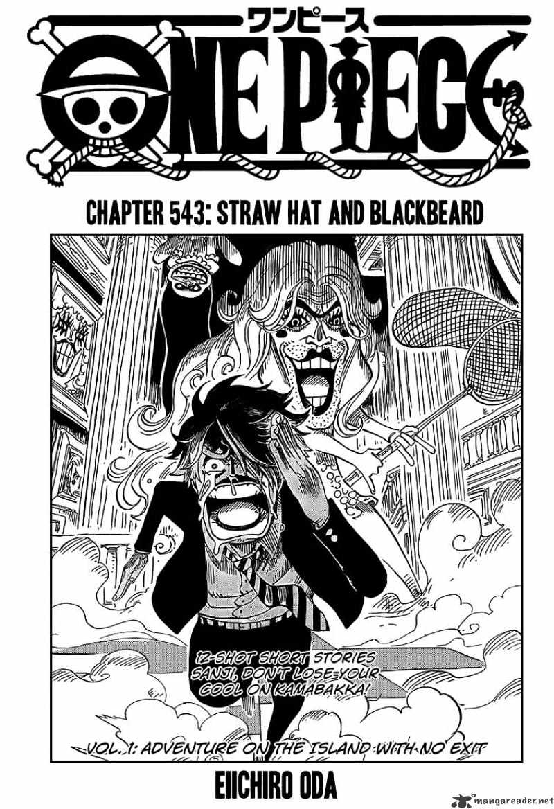 One Piece - Chapter 543 : Strawhat And Blackbeard