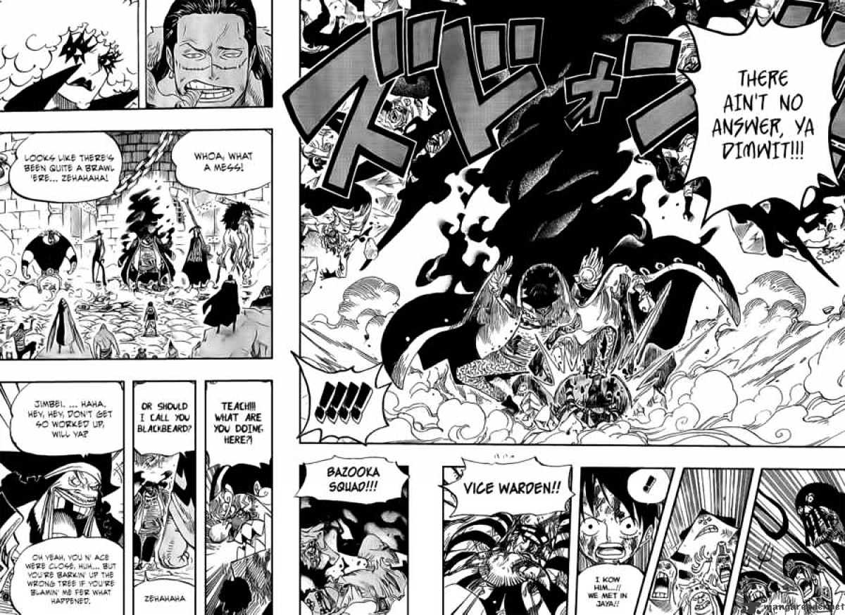 One Piece - Chapter 543 : Strawhat And Blackbeard